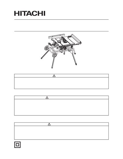 hitachi c10rj instructions